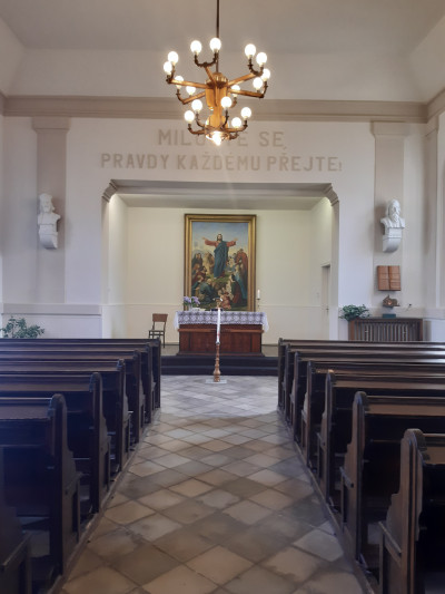 interiér kostela / Autor fotografie: Michal Brejtr
