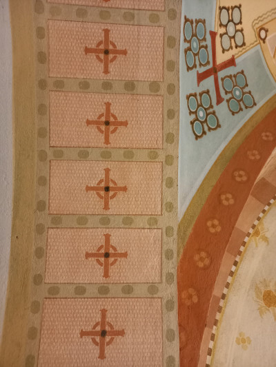 Detail výmalby kaple