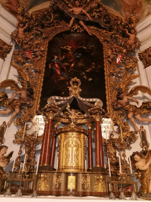 Oltářní obraz Nejsvětější Trojice / Petr Brandl 1707