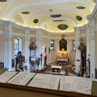 Interiér kostela sv. Filipa a Jakuba / Autor fotografie: David Procházka