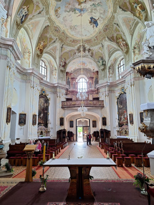 Sloup v Moravském krasu, kostel Panny Marie Bolestné