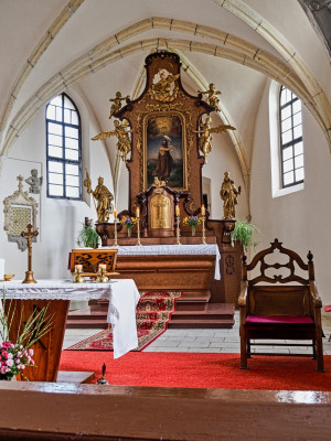 kostel Narození sv. Jana Křtitele, Klapý / Autor fotografie: Jan Barek