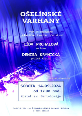 Ošelínské varhany koncert