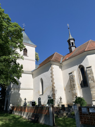 Opařany-Hodušín, kostel sv. Václava