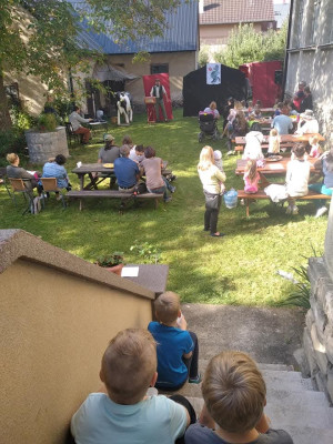 Farní zahrada - hlavní prostor