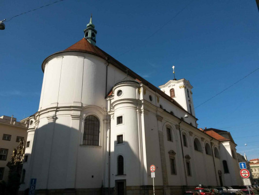 Brno, jezuitský kostel Nanebevzetí Panny Marie