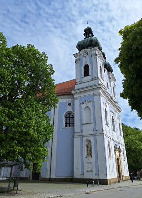 Sloup v Moravském krasu, kostel Panny Marie Bolestné