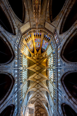 Svatovítská klenba / Foto klenby staré části katedrály / Autor fotografie: Radoslav Vnenčák