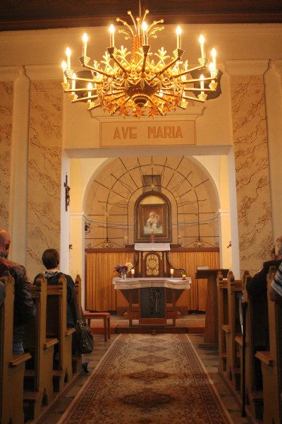 Kunčice nad Labem, kostel Panny Marie
