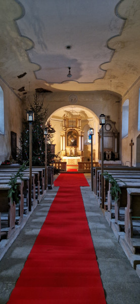 Děkov, kostel Narození sv. Jana Křtitele