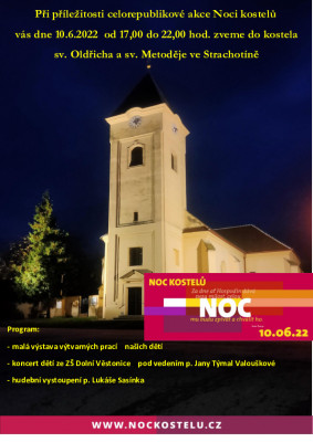 Pozvánka Noc kostelů 2022 / pozvánka