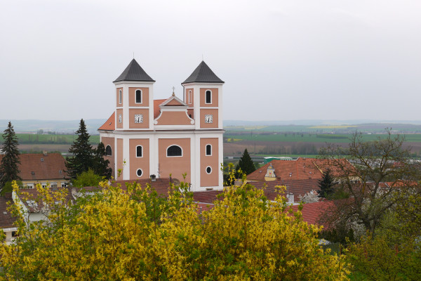 Pozořice, kostel Nanebevzetí Panny Marie