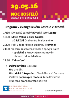 Noc kostelů 2026