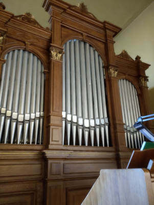 Kozmice, kostel sv. Floriána / Varhany / Autor fotografie: Terezie Fojtíková