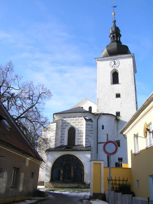 Moravský Beroun, kostel Nanebevzetí PM