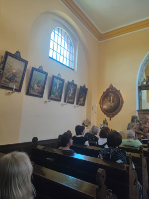 Uhlířská Lhota - Rasochy, kostel sv. Havla, hřbitov