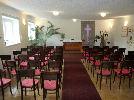 sborový dům CČSH Betlém - interiér