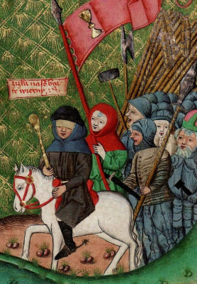 Jan Žižka z Trocnova a jeho vojsko / Autor fotografie: Anonym (Jenský kodex)