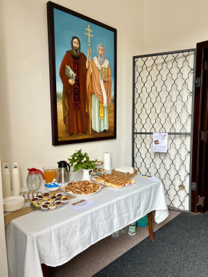 Rousínov, kostel Cyrila a Metoděje (bývalá synagoga)