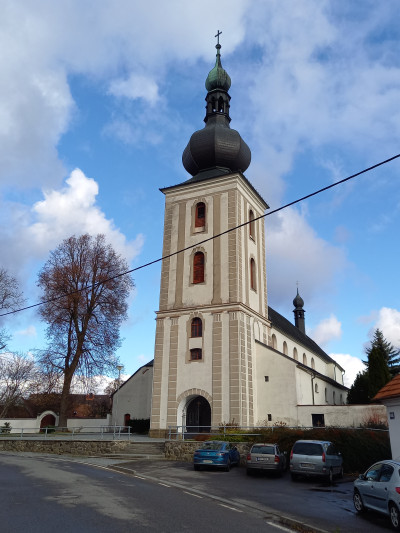 Měřín, kostel sv. Jana Křtitele