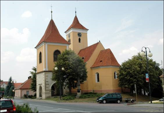 Nehvizdy, kostel sv. Václava