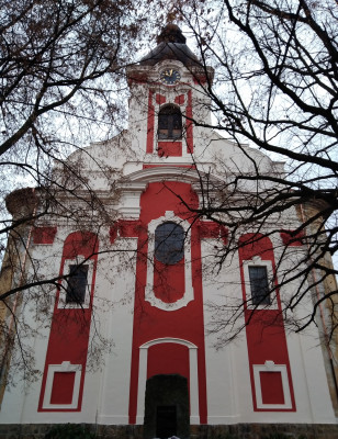 Foto kostela / východní průčelí kostela