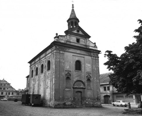kostel Čtrnácti svatých pomocníků  / rok 1971