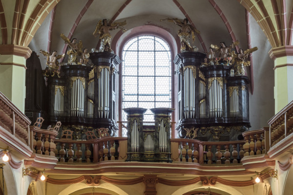 Kostel sv. Michaela a Panny Marie Věrné / Interiér - varhany