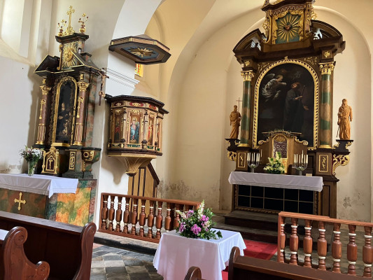 Pomezí nad Ohří, kostel sv. Jakuba Většího