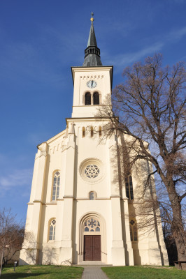 evangelický kostel v Nosislavi