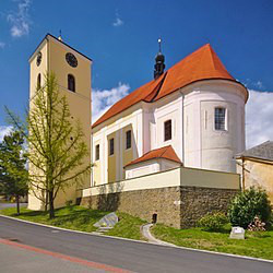 Určice, kostel sv. Jana Křtitele / Určice, kostel sv. Jana Křtitele