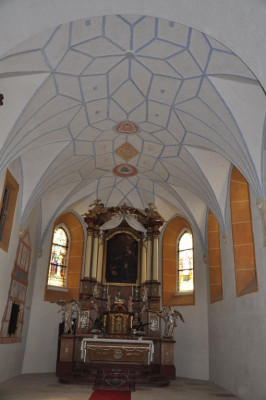 Presbytář / Goticko-renesanční presbytář kostela sv. Mikuláše / Autor fotografie: P. Kuře