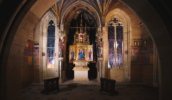 Kaple Panny Marie / Interiér kaple Panny Marie ve Staroměstské radnici