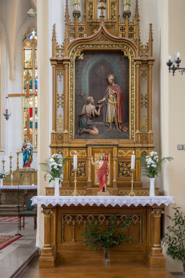 Kralupy nad Vltavou, kostel Nanebevzetí Panny Mari / interier kostela