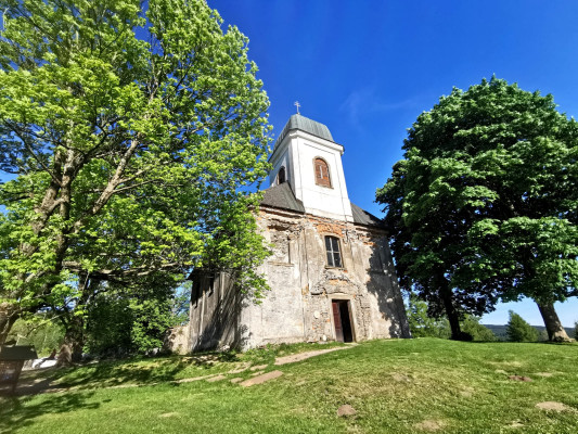 Deštné v Orlických horách - Jedlová v Orlických horách, kostel sv. Matouše