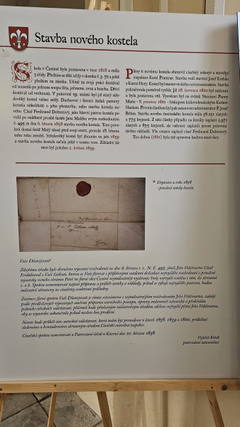 Stavba nového kostela v 19.století