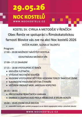 Řenče, kostel sv. Cyrila a Metoděje