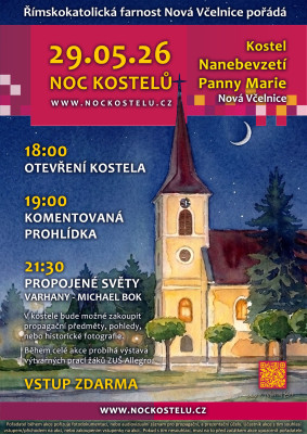 Nová Včelnice, kostel Nanebevzetí Panny Marie