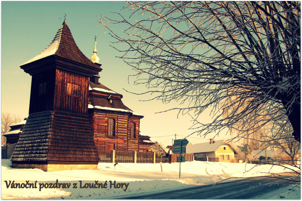 Kostel sv. Jiří v Loučné Hoře / zimní varianta 2