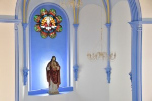Kaple Nejsvětějšího Srdce Ježíšova / Interiér kaple po celkové rekonstrukci z roku 2020