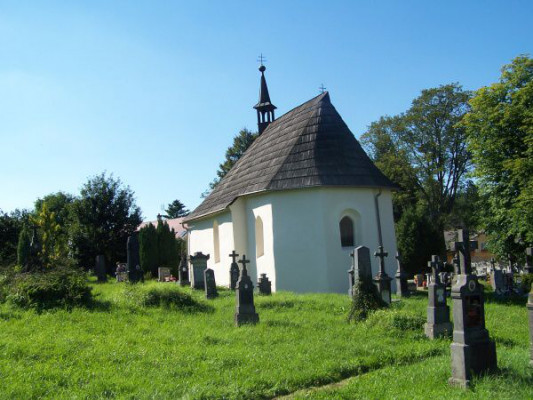 Hostouň, hřbitovní kaple Nanebevzetí Panny Marie