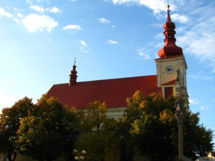 Holešov, kostel Nanebevzetí Panny Marie