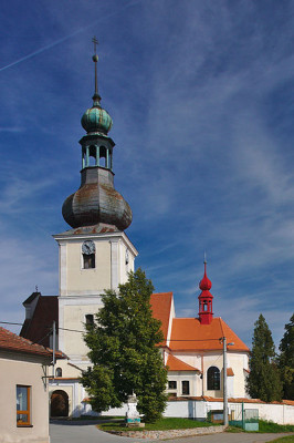 Sebranice u Boskovic, kostel Nanebevzetí Panny Marie