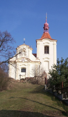 Sluštice, kostel sv. Jakuba Většího