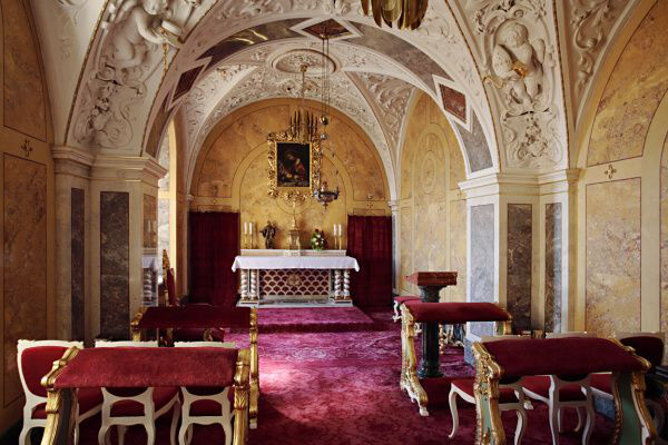 Olomouc, biskupská kaple Narození Páně v arcibiskupském paláci