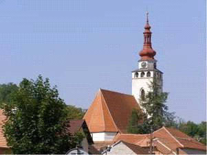 Blučina, kostel Nanebevzetí Panny Marie