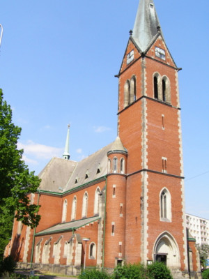 Teplice-Trnovany, kostel Božského Srdce Páně