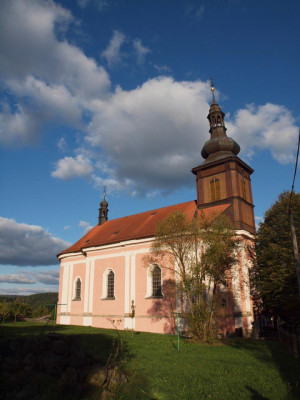 Srbská Kamenice, kostel sv. Václava