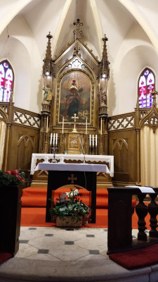 pohled na oltář / Autor fotografie: Vladimíra Šavrdová
