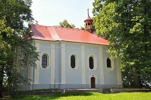 Domažlice-Veselá hora u Domažlic, kostel sv. Vavřince